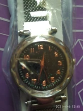 Reloj de pulsera de cuarzo con diamantes de imitación para mujer, cronógrafo de lujo con diseño de estrellas magnéticas, a la moda