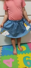 Poco Maven bebé verano. Ropa bebé niña ropa Color tejano de algodón unicornio Mini Color tejano Lolita la escuela faldas lindas para niños de 2-7 años