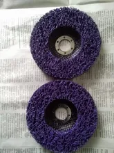 Abrasive-Disc-Belt Grinder Polishing Buffing-Wheels Diamond 125mm Black Blue 2pcs