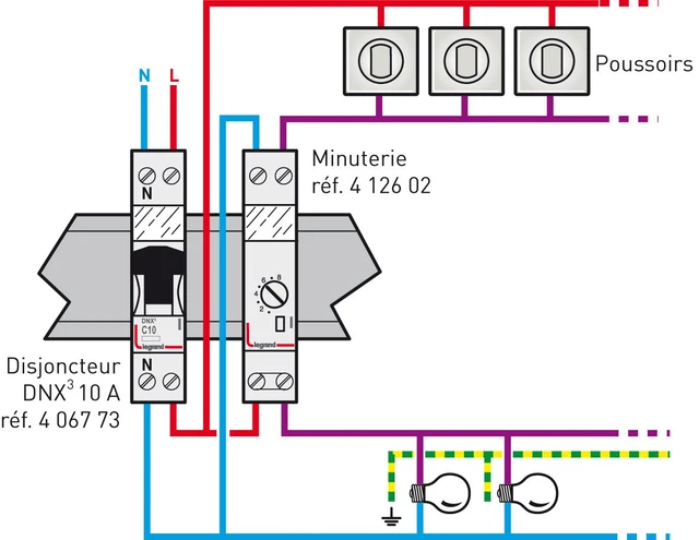 Legrand - Minuterie électronique 16A - 230V - 412602x5