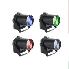 Projecteur de lumière DJ Disco LED 5W, couleurs bleu/rouge/blanc/vert, Mini effet de lumière de scène