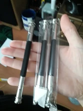 1/3/ 5/10 piezas lápiz extensiones de metal de doble cabeza dibujo lápiz extensión de 13cm sostenedor de la pluma de acero inoxidable caja de lápiz