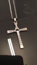 Zkceenier-collar con colgante de Cruz para Fast and The Furious, collar con colgante de cruz de Jesús, de cristal, Vin Diesel, regalo de joyería, 2019
