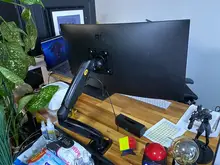 Monitor-Holder Arm-Gas-Spring Desktop LED F80 Dual-Arm Full-Motion NB NEW LCD 2-9kg USB3.0