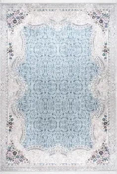 

Quantity Surveying Swings Life 2 'x 3' Microfiber Blue Runner Rug