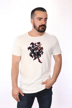 

Angemiel Wear LoL Red Ahri Cotton White Men 'S T-Shirt