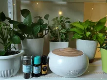 Aroma Diffuser Aromatherapy-Machines Ultrasonic-Air-Humidifier Essential-Oil Marble Office-Sleep