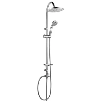 

Lemark lm8801c shower set with fixed bar height and top shower leuko "tropical rain"