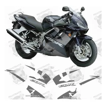 

HONDA CBR 600F YEAR 2002 STICKERS vinyl size ORIGINAL
