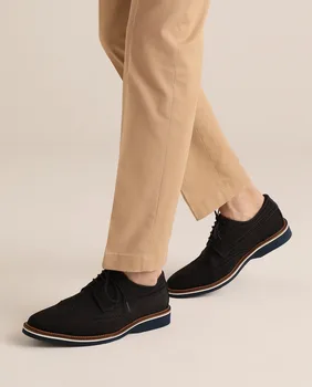 

Men's brogues Formula Young nubuck leather color navy blue