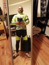 Conjunto de Jersey de Ciclismo de lana térmica para hombre, Ropa de conducción al aire libre para Ciclismo de montaña, pantalones con pechera, cálido, invierno, 2020