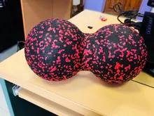 Juego de bolas de masaje de cacahuete EPP para Fitness, pelota de Lacrosse para hombro, espalda, piernas, terapia de rehabilitación, entrenamiento