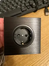 Brushed Socket Audio-Modules Wall-Switch Rj45 Cat6 Black HDMI Aluminum Wallpad L6 Usb-Charger