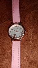 UTHAI CQ04 reloj para niños, relojes de cuarzo multicolor de gato, relojes de pulsera para niñas, relojes de rosetón coloridos
