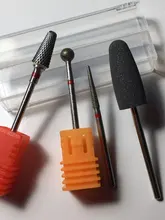 ERUIKA-taladro de uñas giratorio con bola de diamante, cortador de cutículas eléctrico para manicura, accesorios de Arte de uñas, 11 tamaños