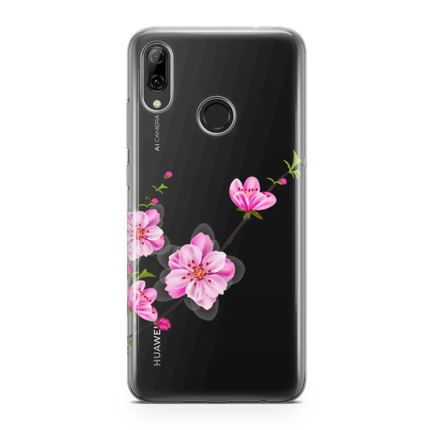 Чехол Lopard для Huawei P Smart 2019 защитный силиконовый чехол с японским цветочным узором |