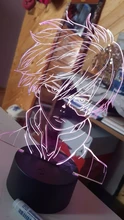 Lamp Bedroom-Decor Gift Led-Night-Light Acrylic Academia Face-Design Anime Shoto Todoroki