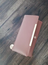 YIZHONG-cartera de lujo de cuero para mujer, billeteras femeninas, tarjetero, bolso de mano largo