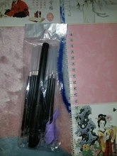 2020 6 unids/set 3D caracteres de chino reutilizable ranura caligrafía cuaderno bolígrafo borrable aprender hanzi adultos arte de escribir libros.