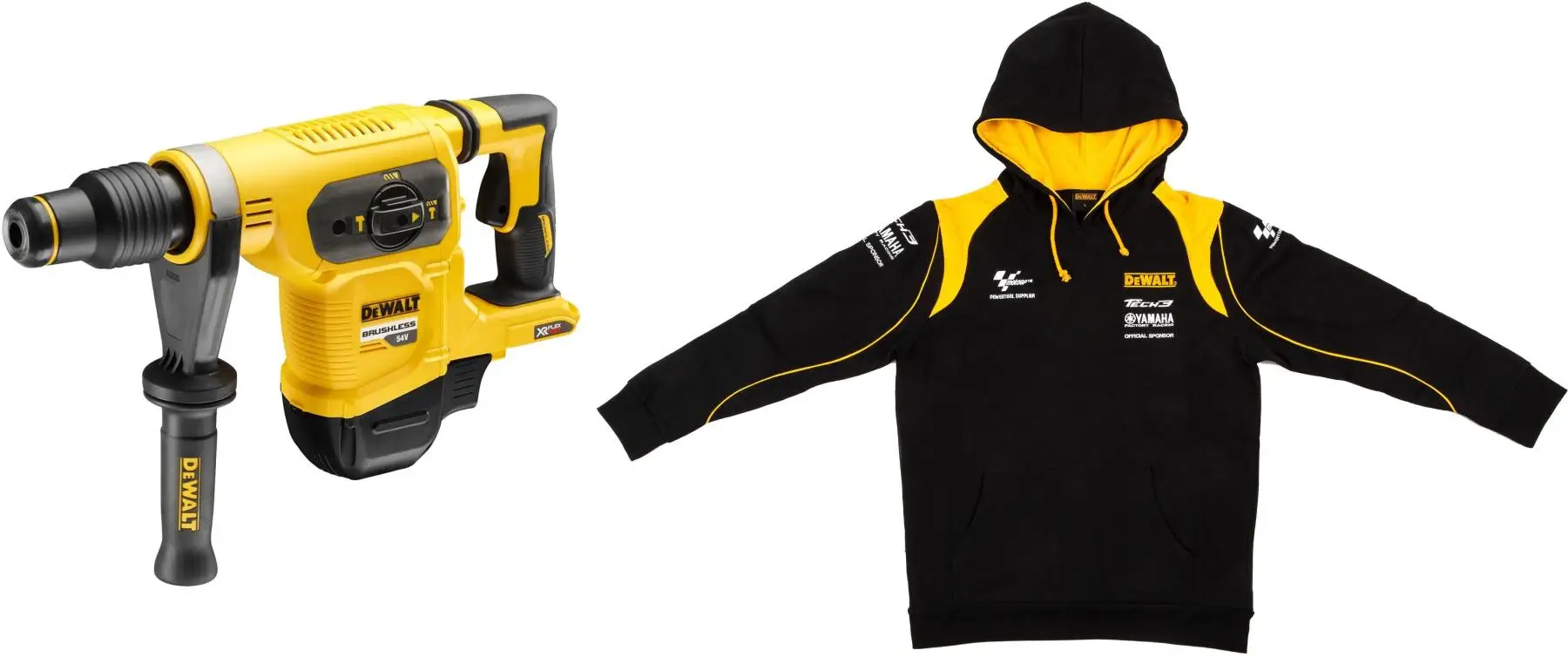 Набор DEWALT Перфоратор DCH481N-XJ 54 В XR FLEXVOLT+Толстовка D