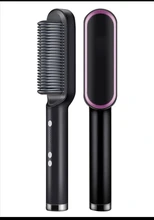 Hair Straightener Curling Iron Ionic-Brush Hot Comb Temperature-Adjustment Professional