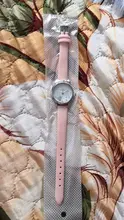 Reloj de pulsera de cuarzo con diseño de gato negro para niños y estudiantes, cronógrafo de cuero, color rosa, regalo para niñas