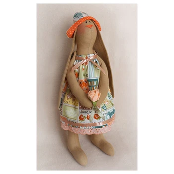 

R001 set for making a textile doll (vanilla)