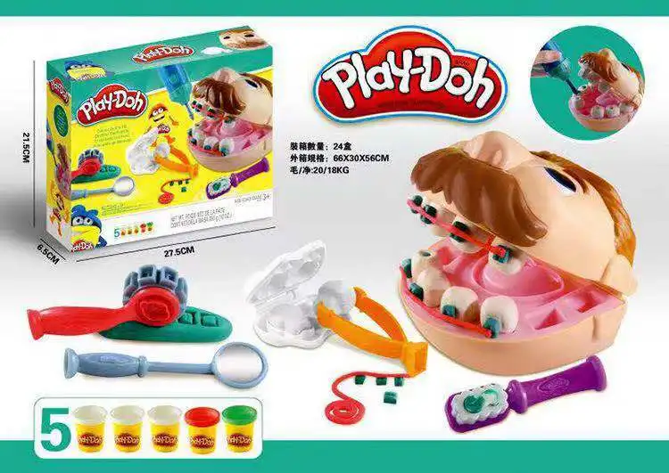 Play Doh игрушки доктора для детей, ролевые игры, игрушка стоматолога, проверка зубов, модель, набор, медицинский набор, ролевые игры
