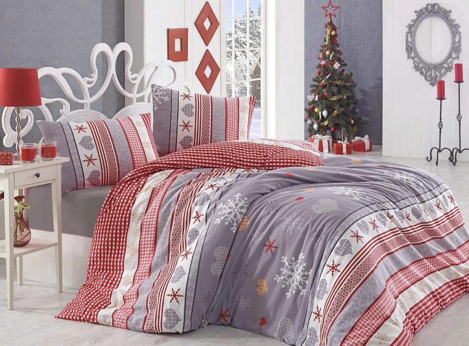 

Lady Fashion Snow Tek Personality Flannel (Flannel) Duvet cover set
