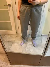 Outdoor-Pants Sweatpant Streetwear Fleece Winter INFLATION Loose Fit 3206W Elastic-Waist