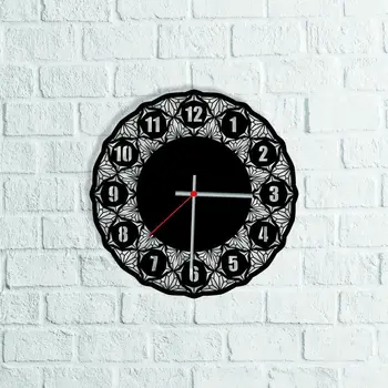 

Wooden Geometric Large Size Wall Clock