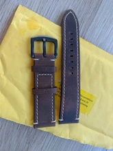 UTHAI P18-correas de reloj de Piel De Becerro retro, 18mm, 20mm, 22mm de gama alta, correa de reloj con correas de cuero genuino