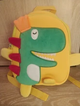 Mochila de grado alto para bebés y niñas, morral escolar 3D antipérdida con dibujos animados para guardería, impermeable de dinosaurios