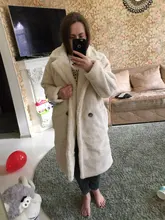 Coats Teddy Bear-Jackets Faux-Fur Leopard Female Long Women Luxury Outerwear Thick Winter