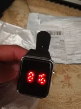 Reloj con pantalla Digital LED para hombre, pulsera electrónica de silicona con fecha, Simple e informal, A001