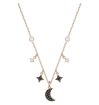 

SWAROVSKI necklace SYMBOL MOON JET/ROS