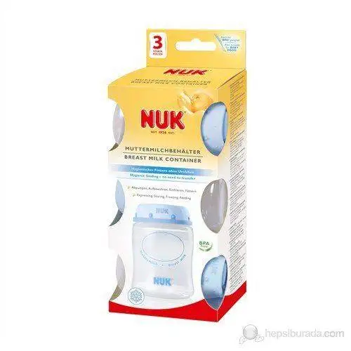 Nuk Milk Storage Bottle 3 Pieces