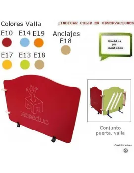 

DOOR FENCE FOR DAY care CENTERS 106X78.5X5 CM