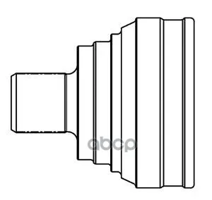 Шрус Audi A4 Ii-Iii/A6 Ii 1.6-3.2 97-08 Нар. Abs Gsp 803058 GSP арт. 803058