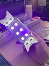 XZMUV-minisecador de uñas portátil, lámpara de manicura de 6 LED UV, Cable USB, para uso doméstico, 6W
