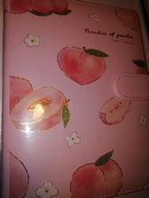 Kawaii stationery collection-Conjunto de papelería con peach para verano, pequeño bolígrafo con hebilla magnética, cinta con calendario de Cuenta regresiva