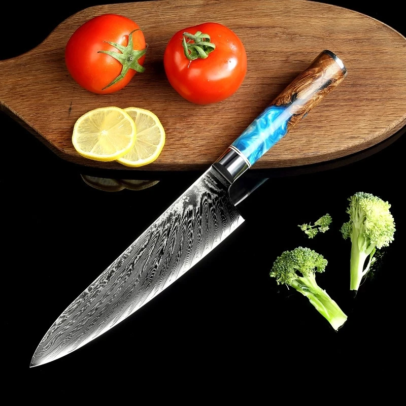 1pc, Chef Knife, Handmade Steel Kitchen Knives, Chef Slicing Knife, Meat  Cleaver Knife For Kitchen, Home, Outdoor, Camping, Restaurant, Kitchen Gadge