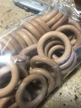 Mamihome 50pc 40mm-70mm de madera de haya anillos bebé mordedor de BPA libre de madera en blanco roedor DIY de pulseras ChildrenS productos Juguetes