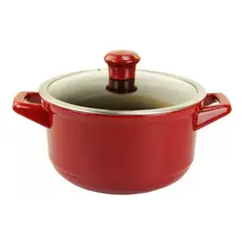 Кастрюля со стеклянной крышкой Ceraflame Duo, 3,2л, красная