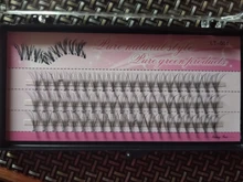 1 caja de 60 extensiones de pestañas 10 mechones de pestañas postizas, pestañas postizas a mano, pestañas al por mayor, envío gratis