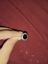 Anillo de princesa de circón azul transparente para mujer, joya de compromiso para fiesta, joyería exquisita, decoración para novia