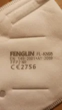 Mascarilla KN95 FFP2 con filtración, máscara facial transpirable, antiniebla, antipolvo, 50 Uds.