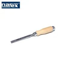 Стамеска плоская с деревянной(светлой) ручкой 14 мм, NAREX