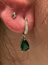 Kuololit-pendientes de piedra preciosa de diasporo para mujer, aretes con Clip, Color plata sólida 925, hechos a mano, joyería fina de boda