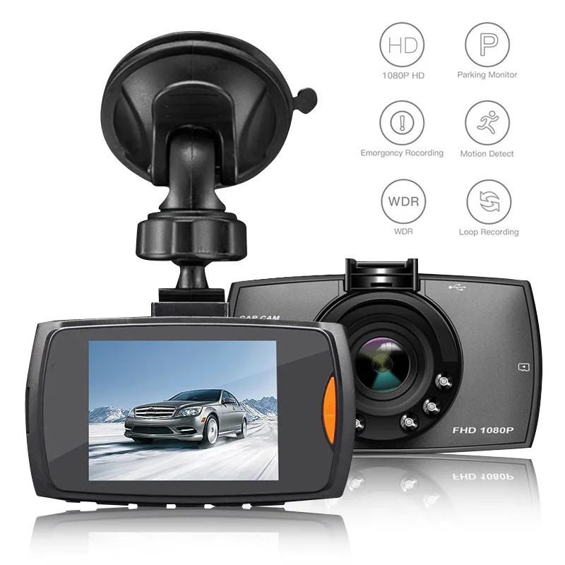

New Car Dash Cam DVR 1080P HD Car Camera Recorder 2.2 Inch Portable Auto Dash Camera Driving Video Recorder With Rotating Holder